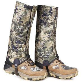 Hunting Gaiters Leg Gaiters: High-Performance Hunting Boot Gaiters, Waterproof Hiking Gaiters with Upgraded Rubber