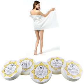 Compressed Towels Tablet Large 55x28 inches Gym Towel Barber Towel Cotton Disposable Portable Durable Tissue Reusable for Travel Camping Hiking Home Bathroom Beauty Salon Outdoor Sports