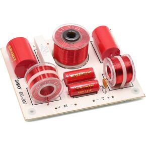 uxcell 250W Crossover Filters Frequency Divider for 3-Way Speaker Audio System