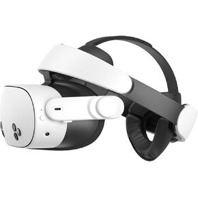 KIWI design H4 Halo Comfort Head Strap Compatible with Meta Quest 3/Quest 3S, Accredited by Meta, Non-Battery Lightweight Head Strap