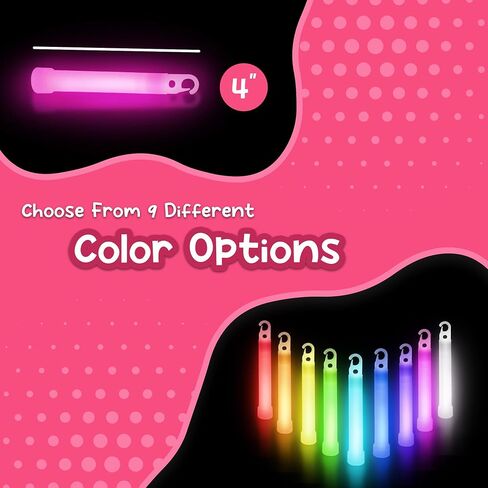 Windy City Novelties - 50 Pack - 4" Premium Glow Sticks in Saudi Arabia