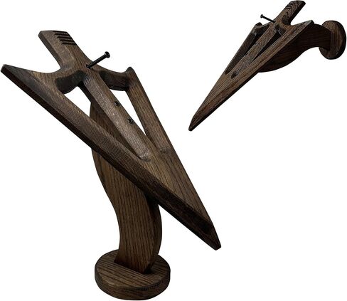 Swan Neck Arrowhead European Mount Plaques, Reversible Wall Mount & Desktop Mount, Antler Mounts or Skull Hanger for Deer, Antelope, Boar, & More, Made in The USA in Saudi Arabia