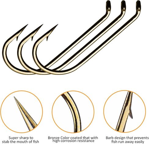 Goture Barb Fishing Hooks with Magnetic Components - High Carbon Steel Fly Tying Fishing Hooks Kit - Nymph/Dry Fly Hooks in Saudi Arabia