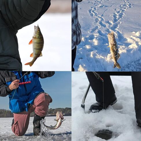 Aventik Fluorocarbon Ice Fishing Line, Great Water Cutting, Fast Sinking, Super Strong Strength with Low Memory, 2/4/6/8 LB in Saudi Arabia