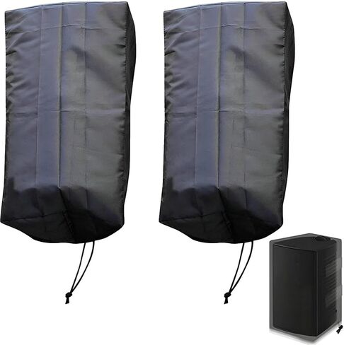 Wall Mountable Outdoor Indoor 2 Pcs Speakers Covers Heavy Duty Weatherproof Waterproof Patio Bluetooth Mini Box Speakers Stand Cover in Saudi Arabia