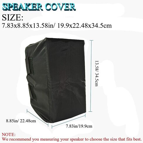 Wall Mountable Outdoor Indoor 2 Pcs Speakers Covers Heavy Duty Weatherproof Waterproof Patio Bluetooth Mini Box Speakers Stand Cover in Saudi Arabia