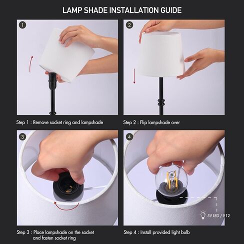 O’Bright Seraph - Cordless LED Table Lamp with Dimmer, Built-in Rechargeable Battery, 3-Level Brightness, Patio Table Lamp, Bedside Night Lamp, Ambient Light for Restaurant, Black in Saudi Arabia