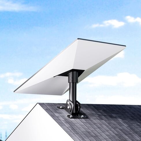 Starlink Generation 3 Heavy Duty Pivot Roof Mount Kit Compatible with Gen3 / V3 Starlink Standard Dish, Long-Lasting & Stable Aluminum Alloy for Outdoor【Include Gen 3 Pipe Adapter for Starlink】 in Saudi Arabia