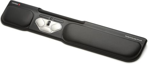 تصميم محيطي RollerMouse Pro3 - ماوس سلكي مريح لاستخدام الكمبيوتر المحمول والكمبيوتر المكتبي - ماوس كمبيوتر يمكن الوصول إليه بسهولة - متوافق مع أجهزة Mac والكمبيوتر الشخصي in Kuwait