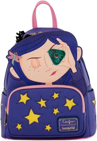 Loungefly Coraline Stars Double Strap Mini Backpack in Saudi Arabia