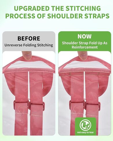 MAY TREE Clear Backpack for Stadium Events, 12x11x4.5 Inch Small Clear Backpack for Concert Festival Sports Outdoor - Black in Kuwait