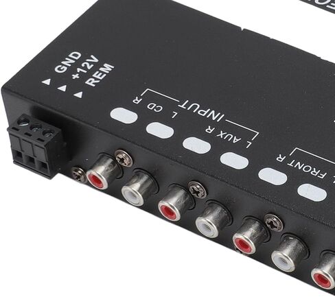 7 Band Car Audio Equalizer with Adjustable EQ Frequencies and High Level Speaker Inputs, for Enhanced Audio Experience, Rugged Metal Construction, and 6 Channel Stereo Outputs in Saudi Arabia