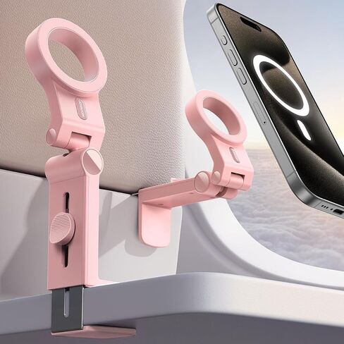JOYROOM for Magsafe Airplane Phone Holder Travel Essentials,【Unlimited Scenery】 Hands-Free Plane Phone Holder, Airplane Travel Accessories for iPhone 16 Pro Max & Magsafe Case in Saudi Arabia