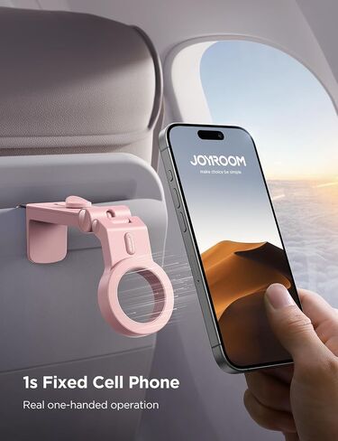 JOYROOM for Magsafe Airplane Phone Holder Travel Essentials,【Unlimited Scenery】 Hands-Free Plane Phone Holder, Airplane Travel Accessories for iPhone 16 Pro Max & Magsafe Case in Saudi Arabia