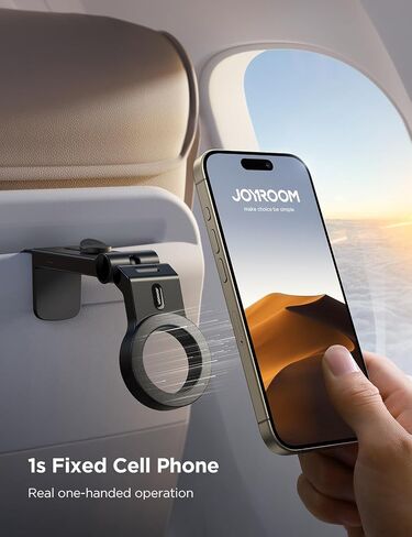 JOYROOM for Magsafe Airplane Phone Holder Travel Essentials,【Unlimited Scenery】 Hands-Free Plane Phone Holder, Airplane Travel Accessories for iPhone 16 Pro Max & Magsafe Case in Saudi Arabia