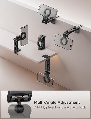 JOYROOM for Magsafe Airplane Phone Holder Travel Essentials,【Unlimited Scenery】 Hands-Free Plane Phone Holder, Airplane Travel Accessories for iPhone 16 Pro Max & Magsafe Case in Saudi Arabia