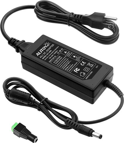 ALITOVE 24V 3A 72W AC to DC Adapter Power Supply Converter AC 100V ~ 240V to DC 24V 3amp Transformer with 5.5x2.1mm DC Output Jack for 5050 3528 LED Strip Module Light, CCTV Camera System in Kuwait