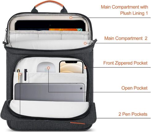 12.9-14.2 Inch Tablet Sleeve Bag for Samsung Galaxy Tab S9 S8 Ultra 14.6 inch,13" iPad Air M2/Pro M4,12.9" iPad Pro/MacBook Air 13.6"/MacBook Pro 14.2" /Surface Laptop 2024/Surface Pro 11 10 Case-Blue in Kuwait