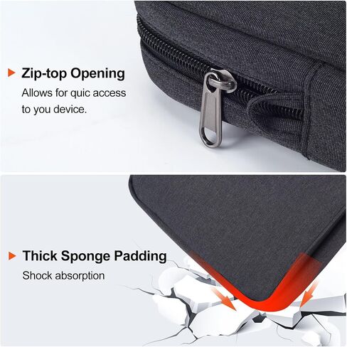 12.9-14.2 Inch Tablet Sleeve Bag for Samsung Galaxy Tab S9 S8 Ultra 14.6 inch,13" iPad Air M2/Pro M4,12.9" iPad Pro/MacBook Air 13.6"/MacBook Pro 14.2" /Surface Laptop 2024/Surface Pro 11 10 Case-Blue in Kuwait