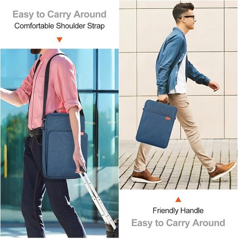 12.9-14.2 Inch Tablet Sleeve Bag for Samsung Galaxy Tab S9 S8 Ultra 14.6 inch,13" iPad Air M2/Pro M4,12.9" iPad Pro/MacBook Air 13.6"/MacBook Pro 14.2" /Surface Laptop 2024/Surface Pro 11 10 Case-Blue in Kuwait