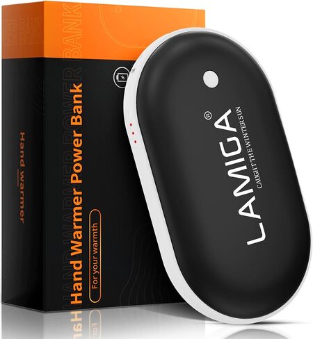 Hand Warmers Rechargeable,Electric Hand Warmer Reusable,5200mAh Portable Powerbank,Hot Hand Pocket Heater for Outdoor Camping and Hunting,The Best Gift for Winter. in Saudi Arabia