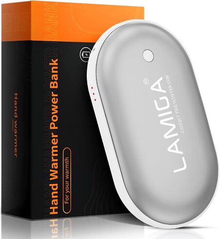 Hand Warmers Rechargeable,Electric Hand Warmer Reusable,5200mAh Portable Powerbank,Hot Hand Pocket Heater for Outdoor Camping and Hunting,The Best Gift for Winter. in Saudi Arabia