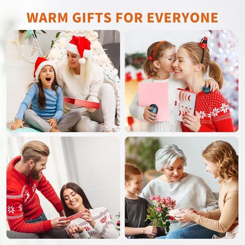 تدفئة اليد القابلة لإعادة الشحن، 2 حزمة من دفء اليد الكهربائية المغناطيسية مع شاشة رقمية، جهاز تدفئة اليد المحمول للجيب، للرجال والنساء، في الهواء الطلق، والألعاب، والتخييم، والصيد in Kuwait