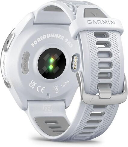 Garmin Forerunner 965 (Black/Powder Gray) Running & Triathlon GPS Smartwatch Gift Box Bundle - AMOLED Display, Lightweight, 31-Hour Battery - Includes PlayBetter Screen Protectors, Wall Adapter & Case in Saudi Arabia