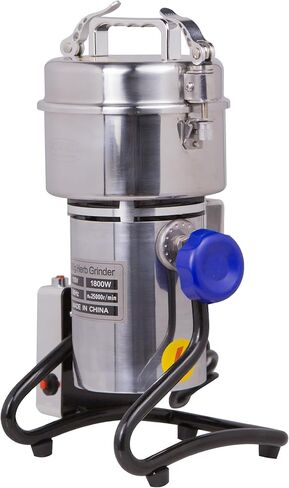 مطحنة حبوب هاكا، 200 جرام، مطحنة مسحوق كهربائية، 1200 وات، مطحنة عالية السرعة من الفولاذ المقاوم للصدأ، مطحنة أعشاب تجارية لطحن فلفل حبوب القهوة والذرة الجافة in Kuwait