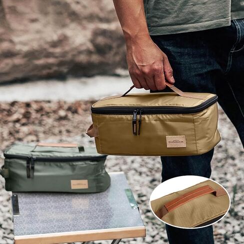 TRIWONDER Camping Travel Cookware Organizer Bag Cooking Utensils Storge Portable Pouch for Outdoor Barbecue Camping Cooking Spoon Chopsticks Organizing in Kuwait