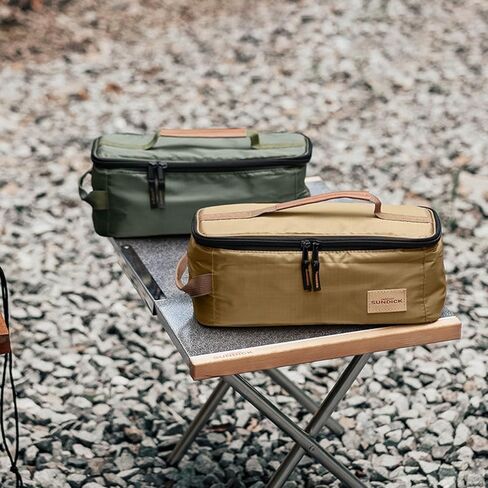 TRIWONDER Camping Travel Cookware Organizer Bag Cooking Utensils Storge Portable Pouch for Outdoor Barbecue Camping Cooking Spoon Chopsticks Organizing in Kuwait