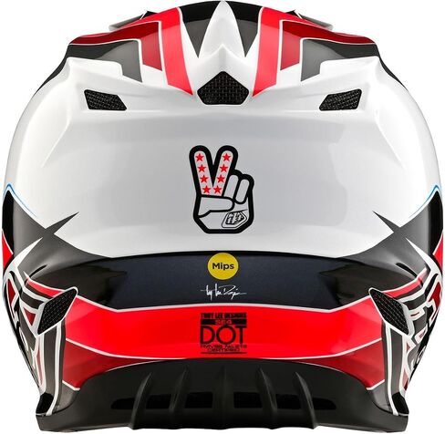 Troy Lee Designs SE4 Polyacrylite Mono Adult Motocross Helmet W/MIPS - وجه كامل للطرق الوعرة للدراجات النارية والدراجات الترابية ATV Powersports خوذة سباق رياضية مزدوجة - للرجال والنساء للجنسين (أسود، XXL) in Kuwait