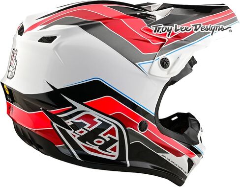 Troy Lee Designs SE4 Polyacrylite Mono Adult Motocross Helmet W/MIPS - وجه كامل للطرق الوعرة للدراجات النارية والدراجات الترابية ATV Powersports خوذة سباق رياضية مزدوجة - للرجال والنساء للجنسين (أسود، XXL) in Kuwait