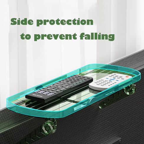 الرف العلوي للتلفزيون - الرف العلوي للشاشة قابل للتعديل، حامل تخزين شاشة التلفزيون، حامل شاشة التلفزيون، حامل جدار التلفزيون، دعامة تلفزيون على الحائط، رف صندوق الكابل للتلفزيون المثبت على الحائط (عبوتان) أخضر in Kuwait