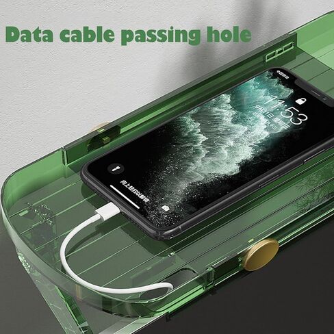 الرف العلوي للتلفزيون - الرف العلوي للشاشة قابل للتعديل، حامل تخزين شاشة التلفزيون، حامل شاشة التلفزيون، حامل جدار التلفزيون، دعامة تلفزيون على الحائط، رف صندوق الكابل للتلفزيون المثبت على الحائط (عبوتان) أخضر in Kuwait