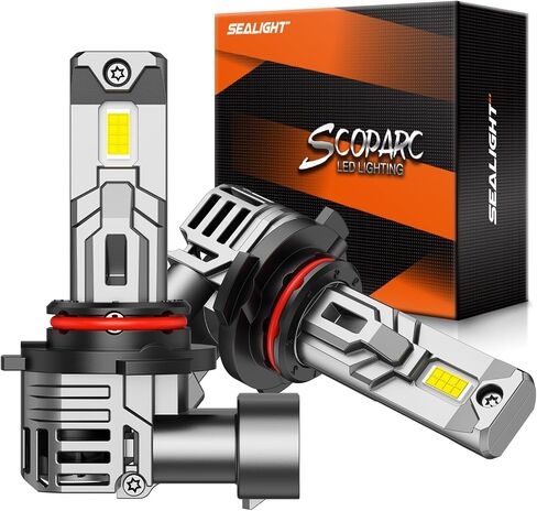 SEALIGHT H11 LED Fog Light Bulbs, 6000K Xenon White, 400% Brightness, 1:1 Halogen Size, Canbus Error Free, Non-polarity, Pack of 2 in Saudi Arabia