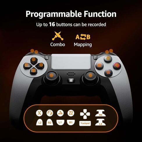 IWGAME Controller for PlayStation 5, Compatible with PS5/PS5 Pro/PS5/PS4/ PC, Wireless Controllers Support Adjustable Turbo, Remap, Hall Effect, Gaming Controller with 2.4G Adapter, Play PS5 Games in Saudi Arabia
