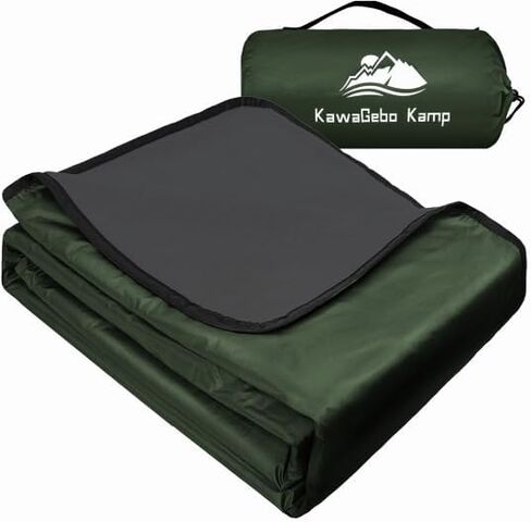 Large Waterproof Outdoor Picnic Blanket 80"x 58" | Windproof Lightweight Stadium Blanket, Packable, Stay Dry and Comfortable for Camping, Sports, Travel - Red in Kuwait