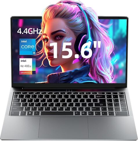 كمبيوتر محمول Jumper، كمبيوتر محمول للألعاب i5-12450H الثاني عشر (4.4 جيجا هرتز)، 16 جيجا DDR4 512 جيجا NVME SSD، كمبيوتر محمول 15.6 بوصة مع شاشة FHD IPS، بطارية 62.7 وات في الساعة، Bluetooth5.1، USB3.2 * 3، 4 مكبرات صوت ستيريو، 2 فتحات ذاكرة. in Kuwait