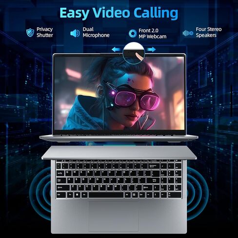 كمبيوتر محمول Jumper، كمبيوتر محمول للألعاب i5-12450H الثاني عشر (4.4 جيجا هرتز)، 16 جيجا DDR4 512 جيجا NVME SSD، كمبيوتر محمول 15.6 بوصة مع شاشة FHD IPS، بطارية 62.7 وات في الساعة، Bluetooth5.1، USB3.2 * 3، 4 مكبرات صوت ستيريو، 2 فتحات ذاكرة. in Kuwait
