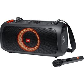 JBL PartyBox On-The-Go Powerful Portable Bluetooth Party Speaker with Dynamic Light Show, black