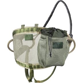 Hunting Saddle Dump Pouch: Mesh Saddle Bag with Drawstring Closure, Essential Lightweight Accessory for Saddle, Convenient Hunting Saddle Gear, Comfortable Saddle Hunting Accessories