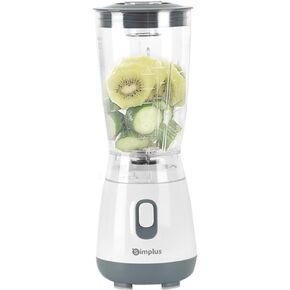 SIMPLUS Personal Blender for Kitchen, 20 Oz BPA-Free Travel Portable Blender Cup for Shakes and Smoothies, Protein Drinks, Baby Food, 300 Watts Blender & Food Processor, Stainless Steel Cutter, White