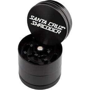 Santa Cruz Shredder Metal Herb Grinder Knurled Top for Stronger Grip 3 Piece Small 1.7" (Black) in Kuwait