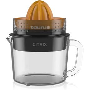 Taurus| Citrix | JUICER| Glass jar| 32 Oz |Perfect size| Easy to clean |Compact design| Measuring jar| Diswasher safe parts|30 Watts of power| 2 multisize reamers