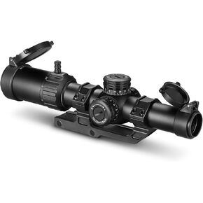 CVLIFE EagleTalon LPVO Rifle Scope with 30mm Cantilever Mount, Illuminated BDC Reticle for .223/5.56 and .308/7.62