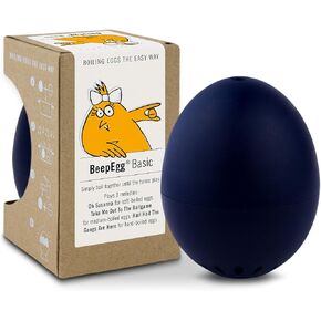 Basic Nightblue – Egg Timer for Boiling Eggs – Musical Egg Cooker for Soft, Medium, Hard Eggs – Food Safe – Singing Floating Egg Timer – Egg Cooker for 3 Levels of Doneness - Brainstream