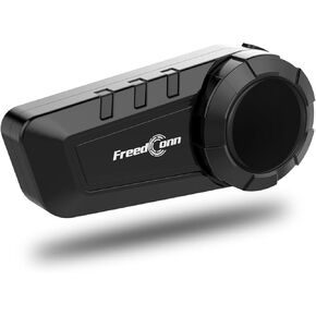 FreedConn Motorcycle Bluetooth Headset KY PRO Bluetooth Helmet Intercom Motorcycle Communication Systems with CVC Noise Cancellation Stereo Music FM IP65 Waterproof for Full/Half Face Helmet Basic