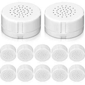 12 Pcs Voice Recorder for Stuffed Animal, Sound Recorder Music Recordable Sound Module Recording Device Record Custom Message for Plush Toy Doll Stuffed Bear Pillow, Battery Included (60 Second)