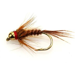 BH Pheasant Tail Assortment 1 Dozen Trout Fishing Flies, Gold